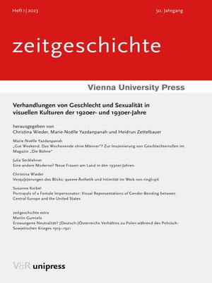 cover image of Verhandlungen von Geschlecht und Sexualität in visuellen Kulturen der 1920er- und 1930er-Jahre